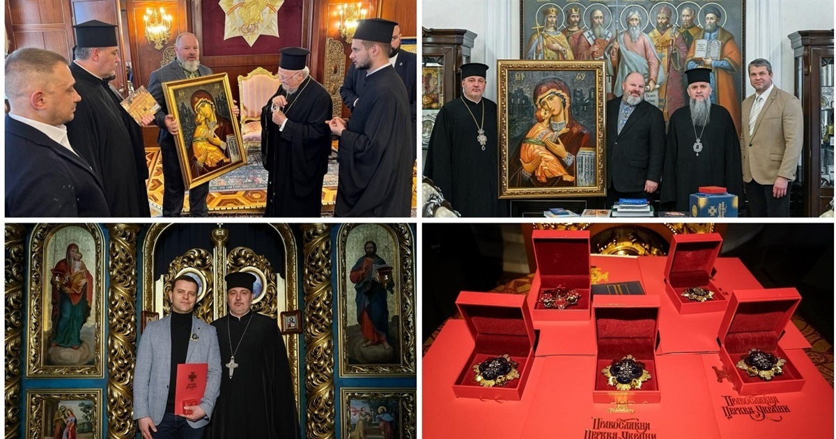 Предстоятель ПЦУ митрополит Епіфаній відзначив Миколу Філонова орденом Святителя Миколая