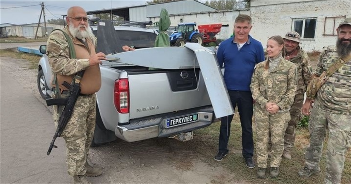 Переяславська команда мобільної вогневої групи "Трембіта" напередодні Дня ТРО збила дрон-обманку