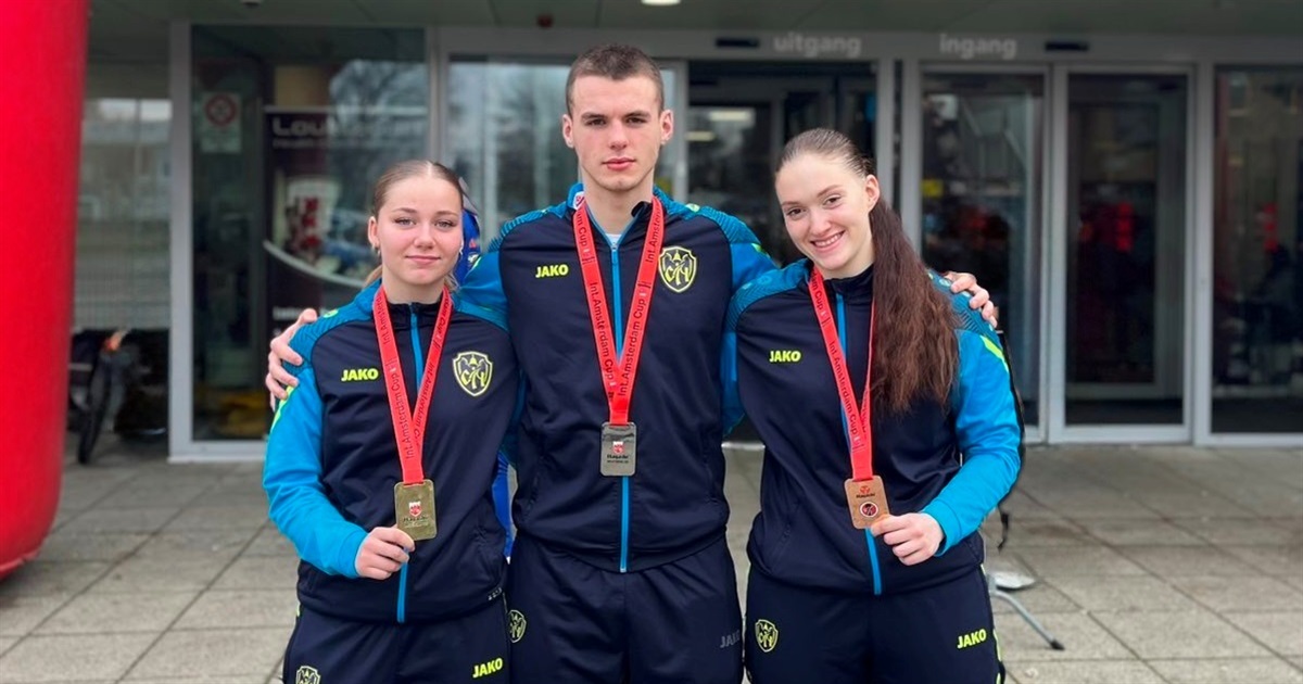 Звягельські каратисти здобули три медалі на міжнародному турнірі в Амстердамі