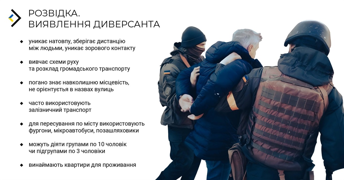 Як розпізнати диверсанта: пояснення від Центру народного спротиву