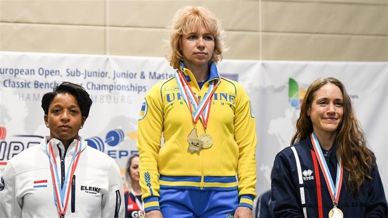 Попаснянка стала чемпіонкою Європи з класичного жиму лежачі