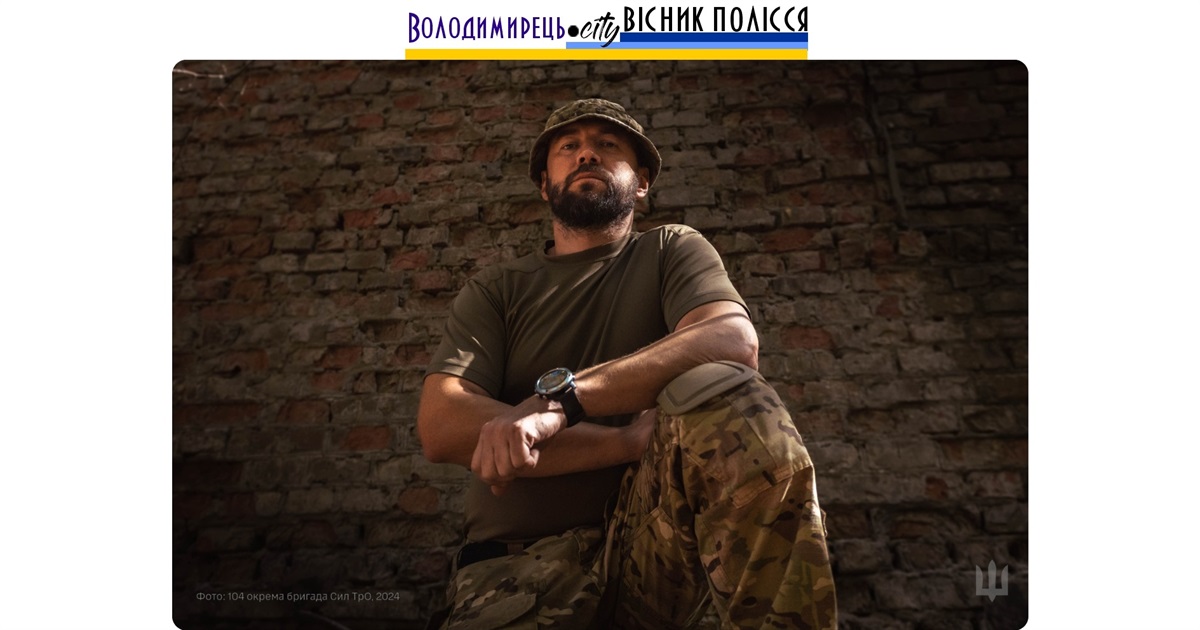 Військо допомогло закрити гештальт: історія старшого бойового медика з Вараша