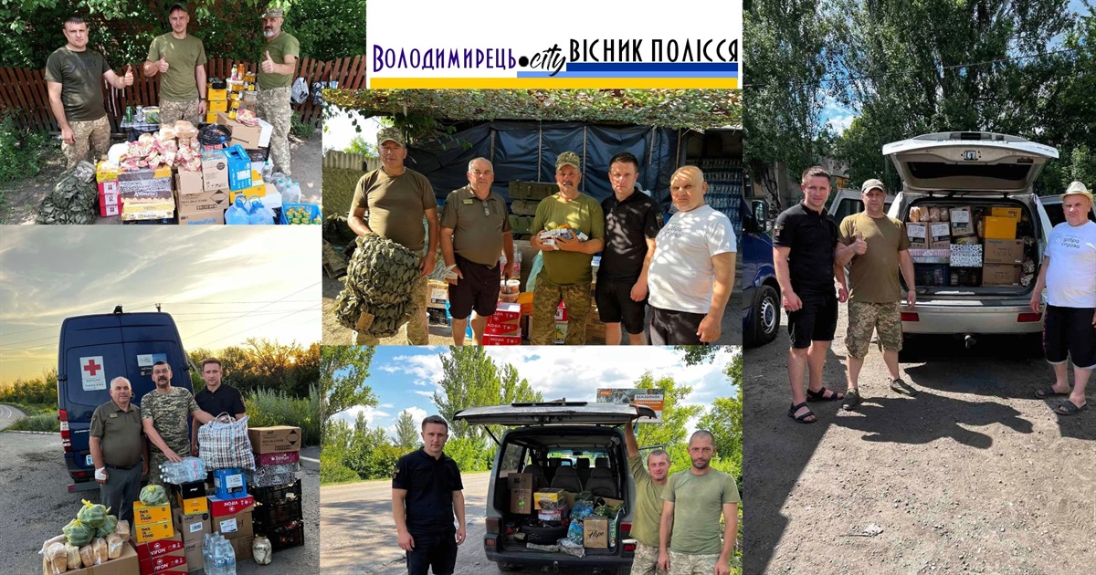 Волонтери з Сопачева завезли черговий гуманітарний вантаж у зону бойових дій