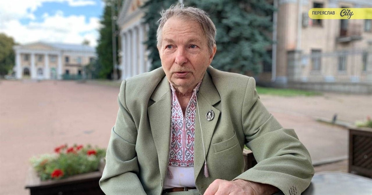 Сьогодні своє 75-річчя святкує переяславський поет і краєзнавець Олег Коломієць