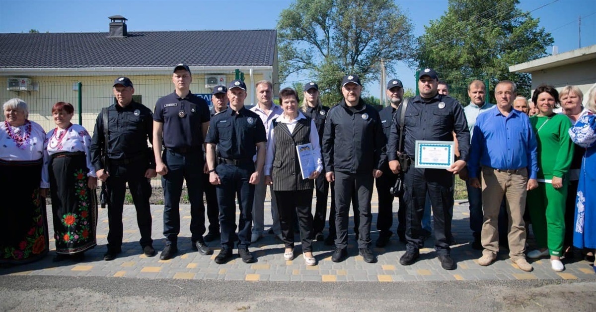 У Студениківській громаді з'явилася поліцейська станція. На відкриття прибув Голова Нацполіції