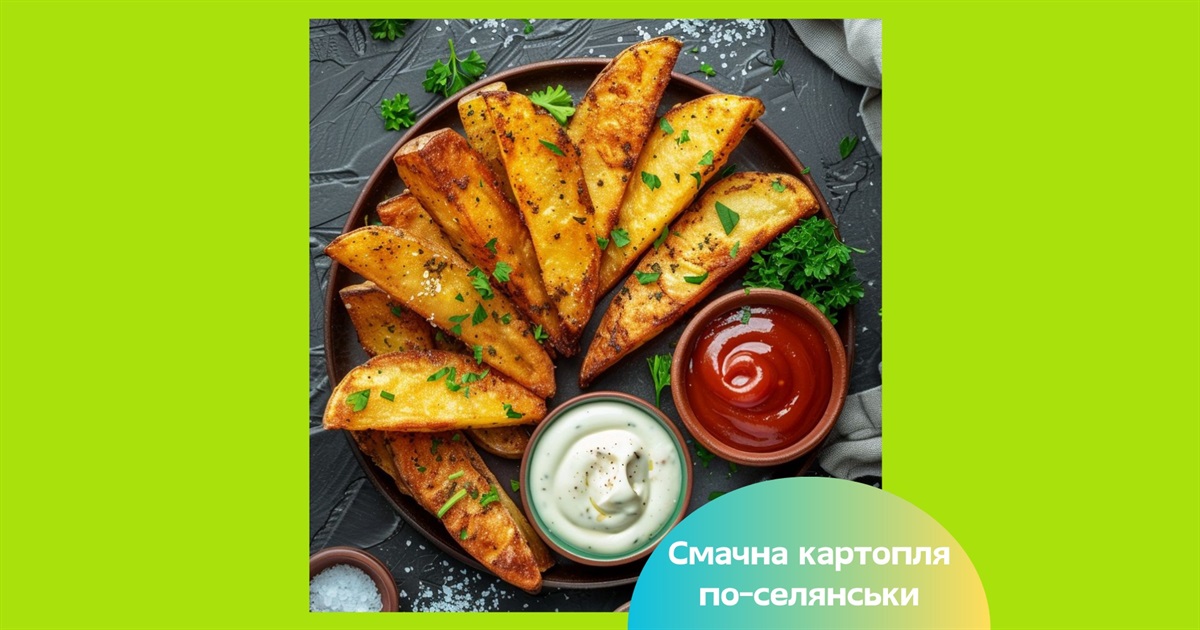 Картопля по-селянськи: рецепти у духовці та на сковорідці зі смачним соусом