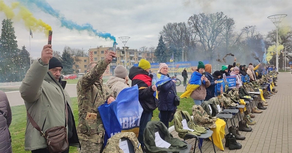 В Ізмаїлі пройшла наймасштабніша в Україні акція на підтримку родин безвісти зниклих і полонених
