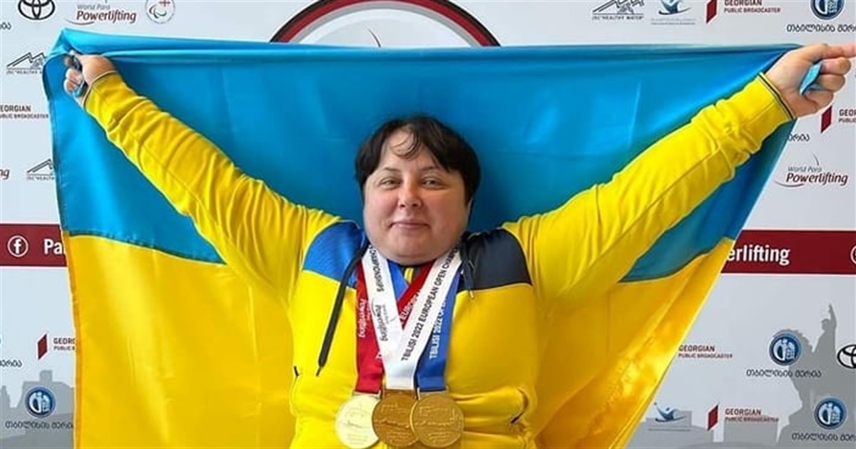 Спортсменка-паралімпієць з Попасної виборола золоту нагороду чемпіонату Європи