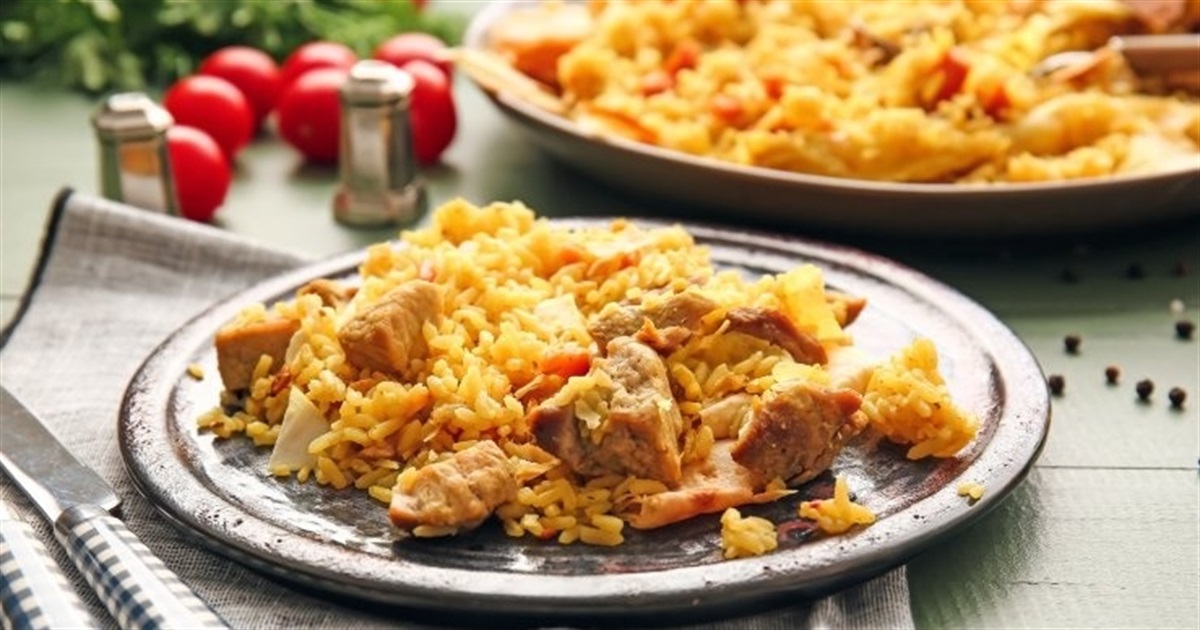 Рецепт дня: плов із куркою