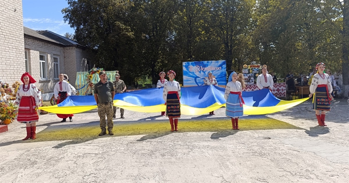 Циблівська громада відзначила День прапора і 33-річчя Незалежності та зібрала 60 тисяч для ЗСУ