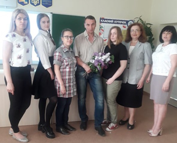 Віталій Михайлов спілкувався зі школярами