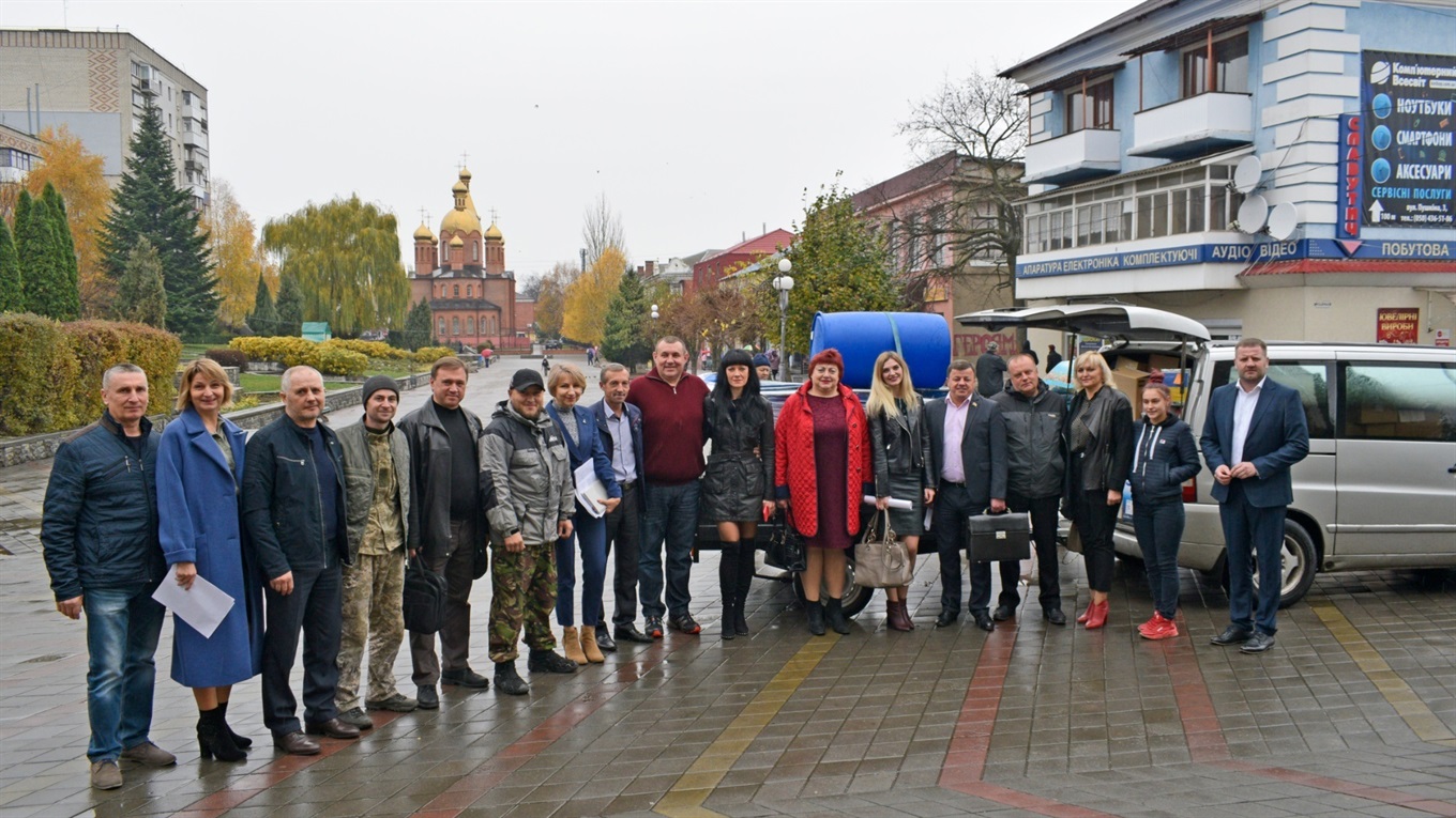 Жмеринка передала допомогу для воїнів АТО/ООС