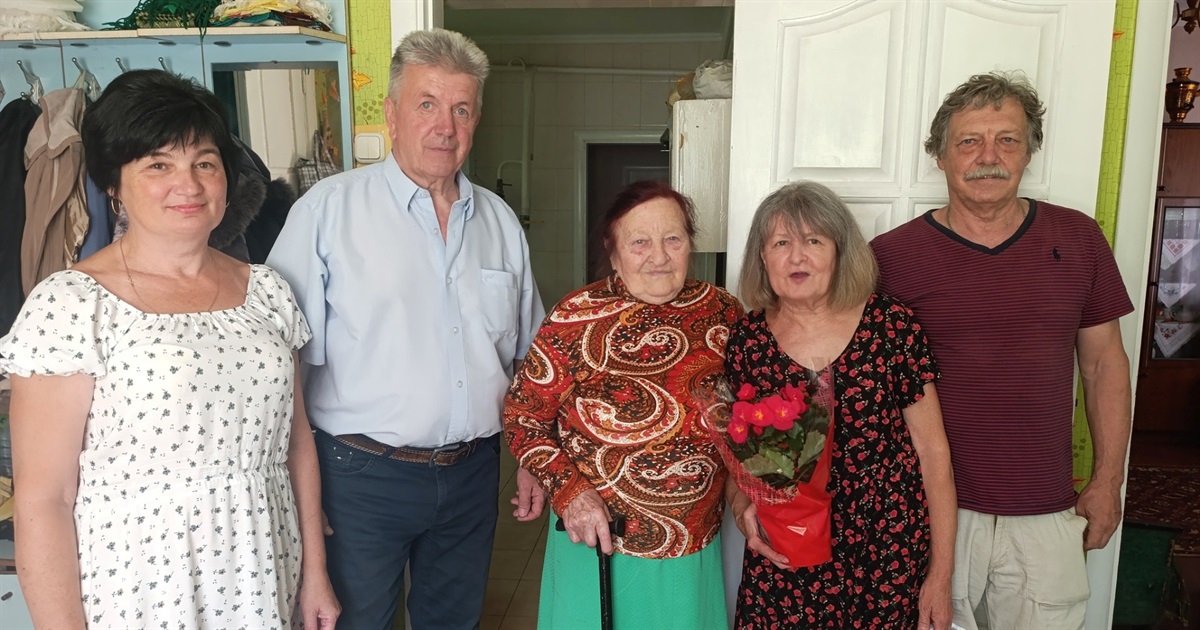У Циблях 90-річний ювілей святкує Катерина Михайлівна Оксимець