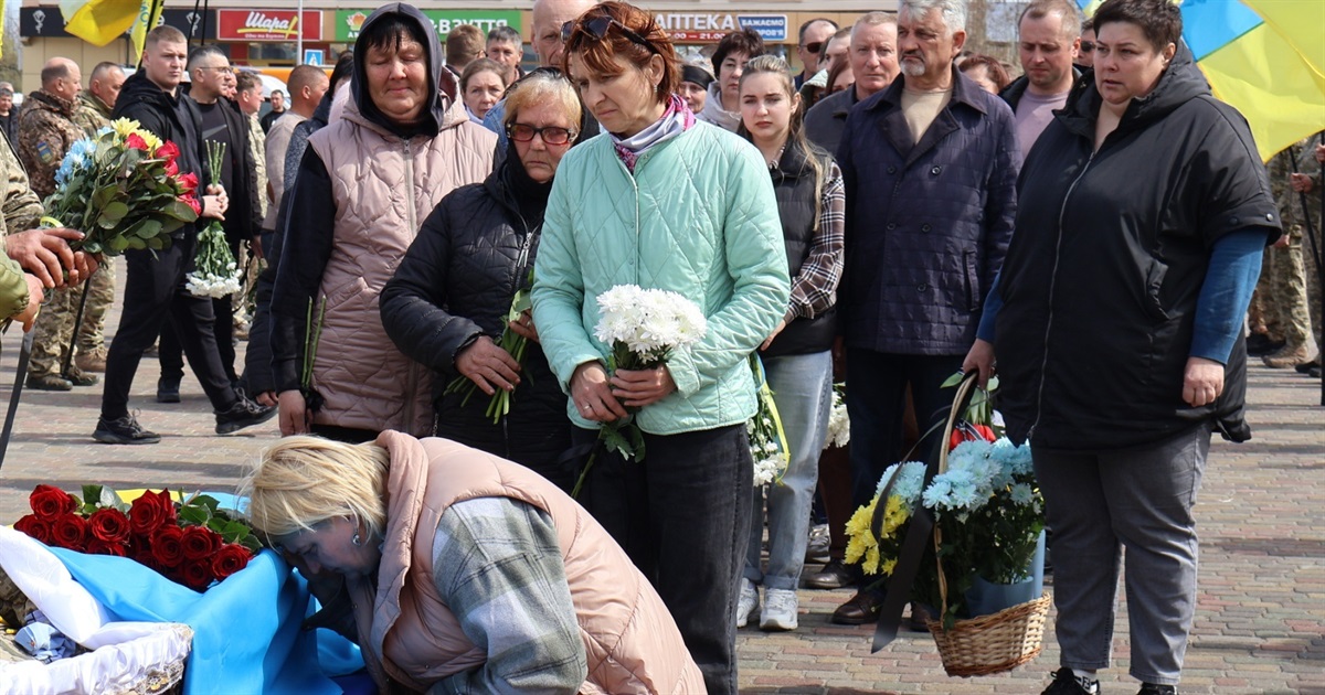 У Сарнах попрощалися з головним сержантом «Поліських вовків» Юрієм Харечком