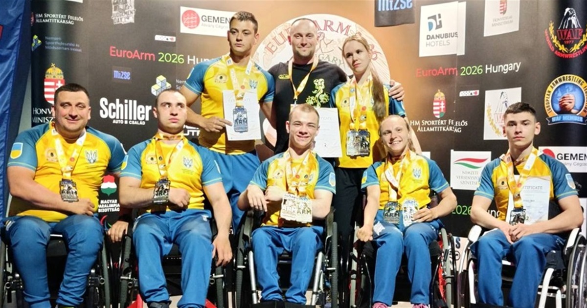 Ілля Косянчук і Світлана Дроздюк зі Звягеля – чемпіони Європи з пара-армрестлінгу
