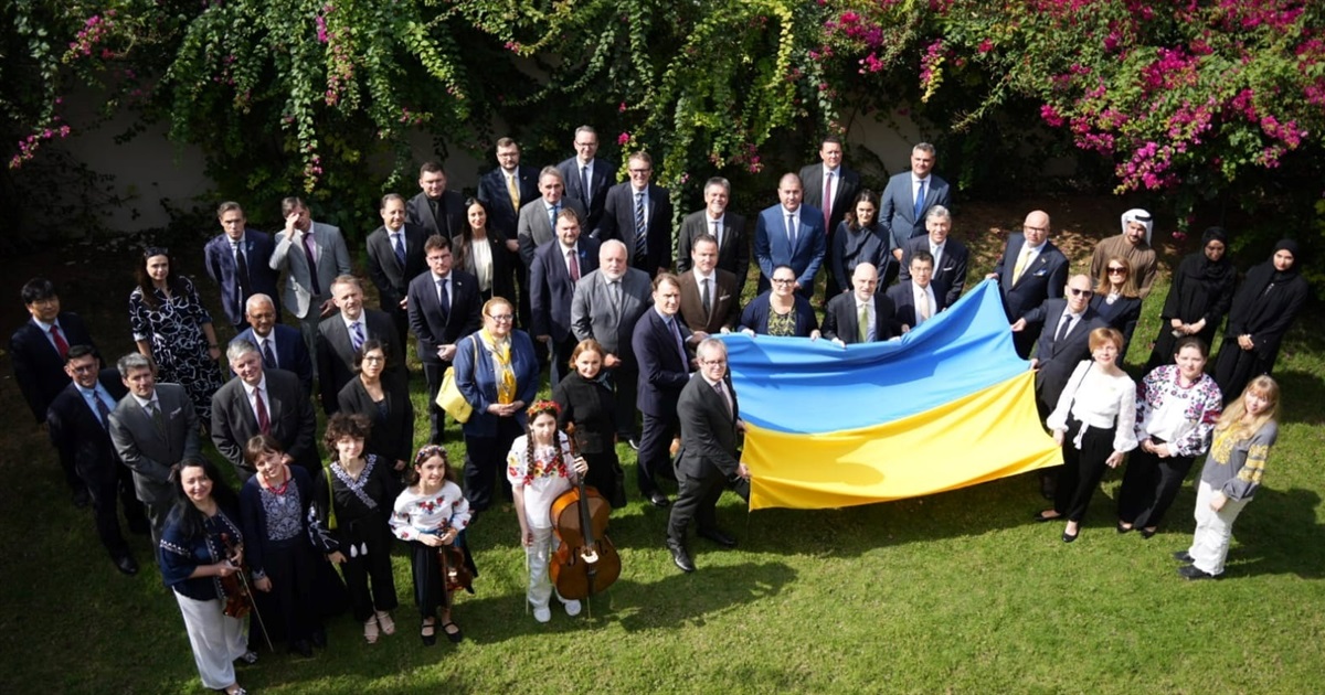 В ОАЕ відбувся захід за участю дипломатів до другої річниці повномасштабного вторгнення рф в Україну
