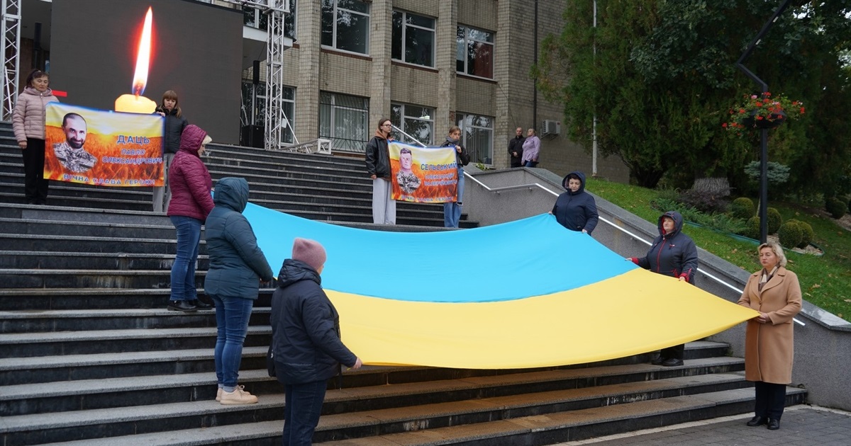 У Городку вшанували пам'ять загиблих захисників Павла Даця та Олександра Сельського