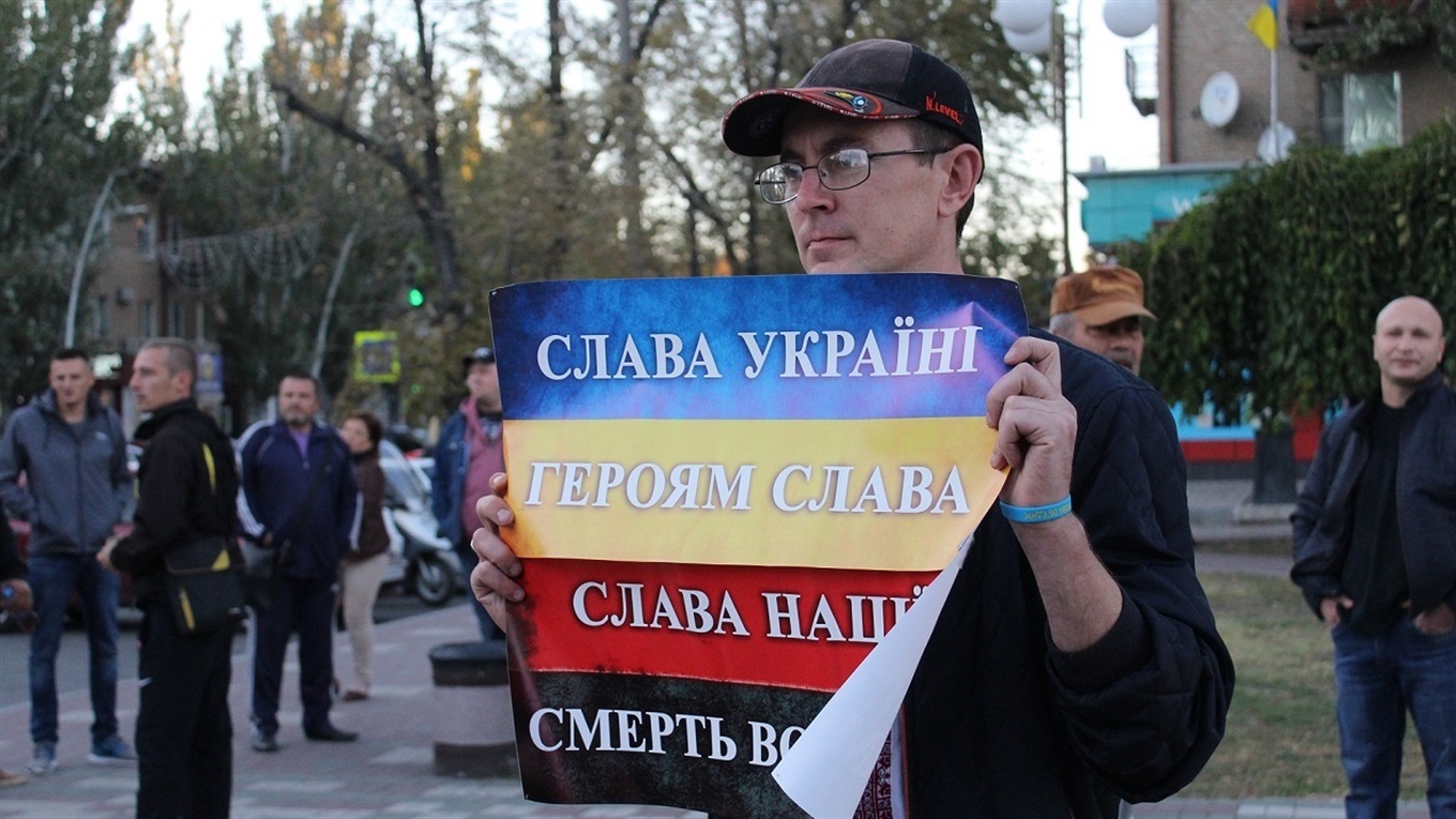 Как в Мелитополе прошла акция против формулы Штайнмайера
