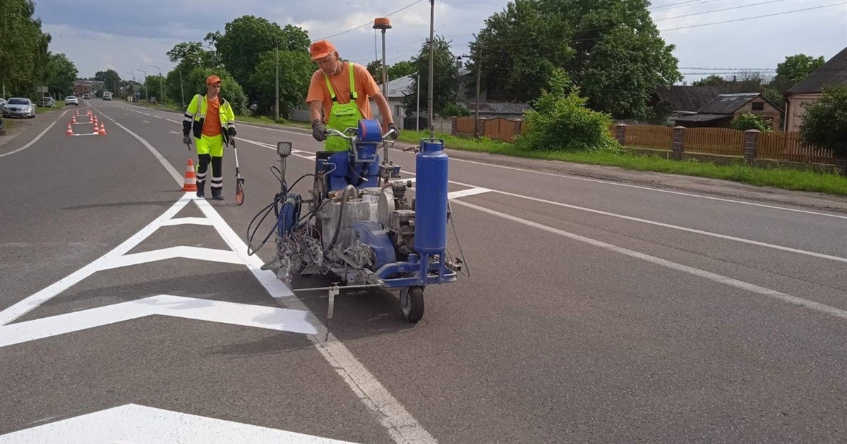 На відновлення дорожньої розмітки у Звягелі планують витратити 1 750 000 грн — оголошено тендер