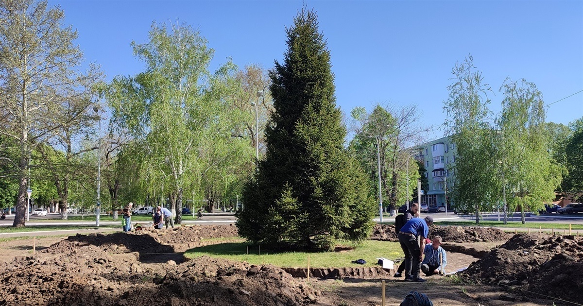 В центрі Ізмаїла розпочали роботи з облаштування Алеї Слави
