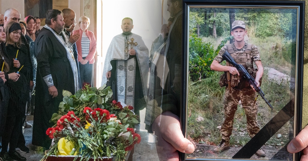 Воював з 2014 року: на Переяславщині попрощалися з загиблим на Донеччині Андрієм Блажченком