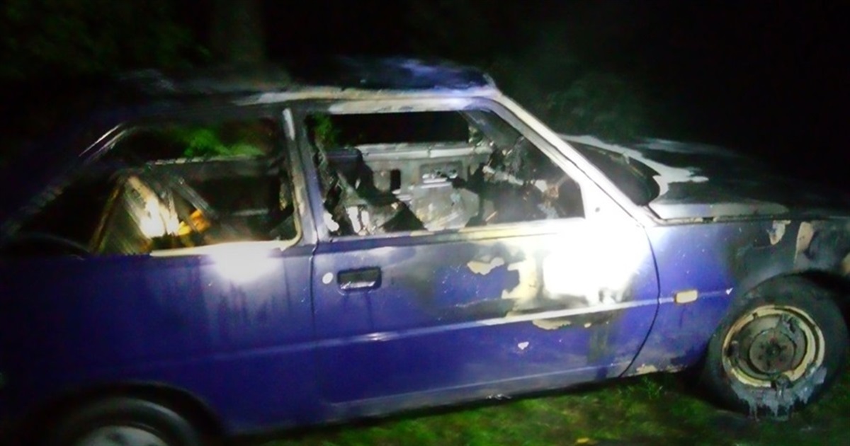 В урочищі Глинище поблизу Корюківки згоріла «Таврія» відпочивальників