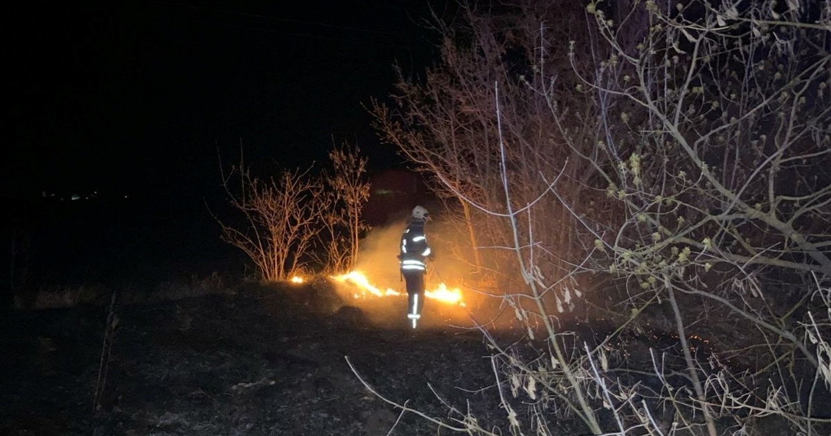 На Переяславщині за добу у трьох місцях горіла суха трава: які наслідки