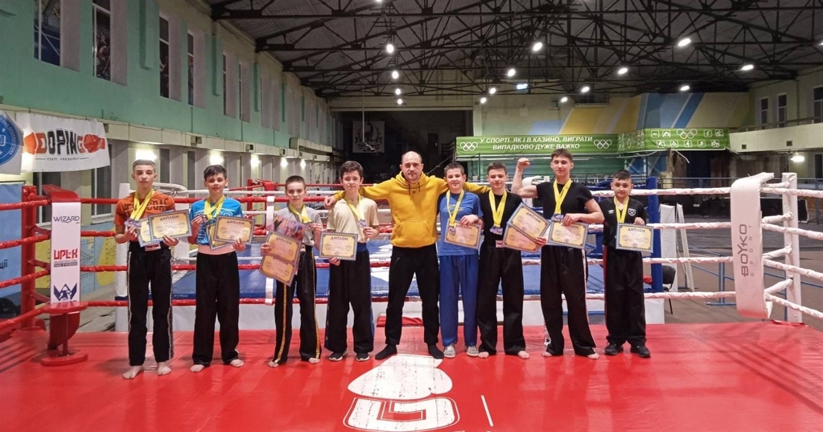 Юні спортсмени зі Сміли посіли призові місця на чемпіонаті України з кікбоксингу