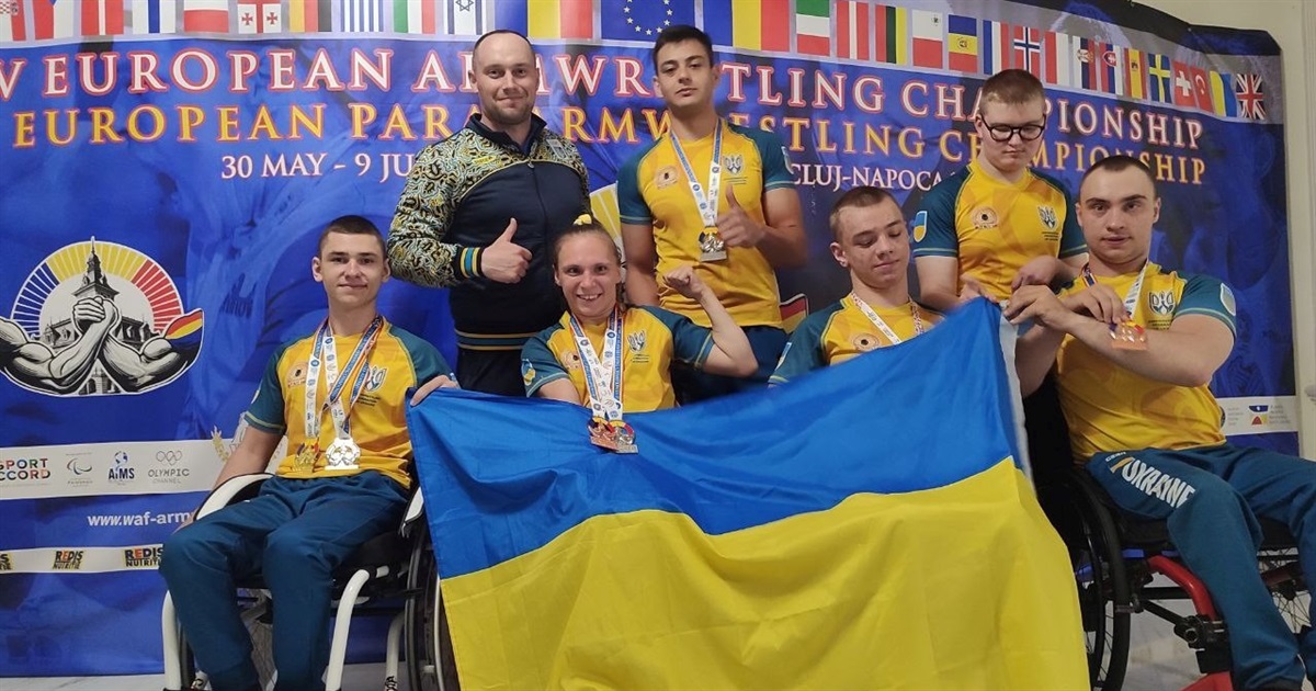 Звягельські спортсмени здобули низку медалей на чемпіонаті Європи з параармрестлінгу в Румунії