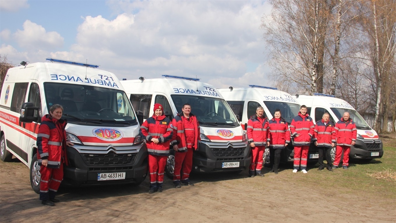 Чотири «швидких» отримало Калинівське відділення екстреної допомоги