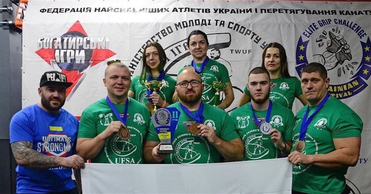 На Чемпіонаті з богатирського багатоборства в Дніпрі Валерій Газаєв виборов 2 нагороди