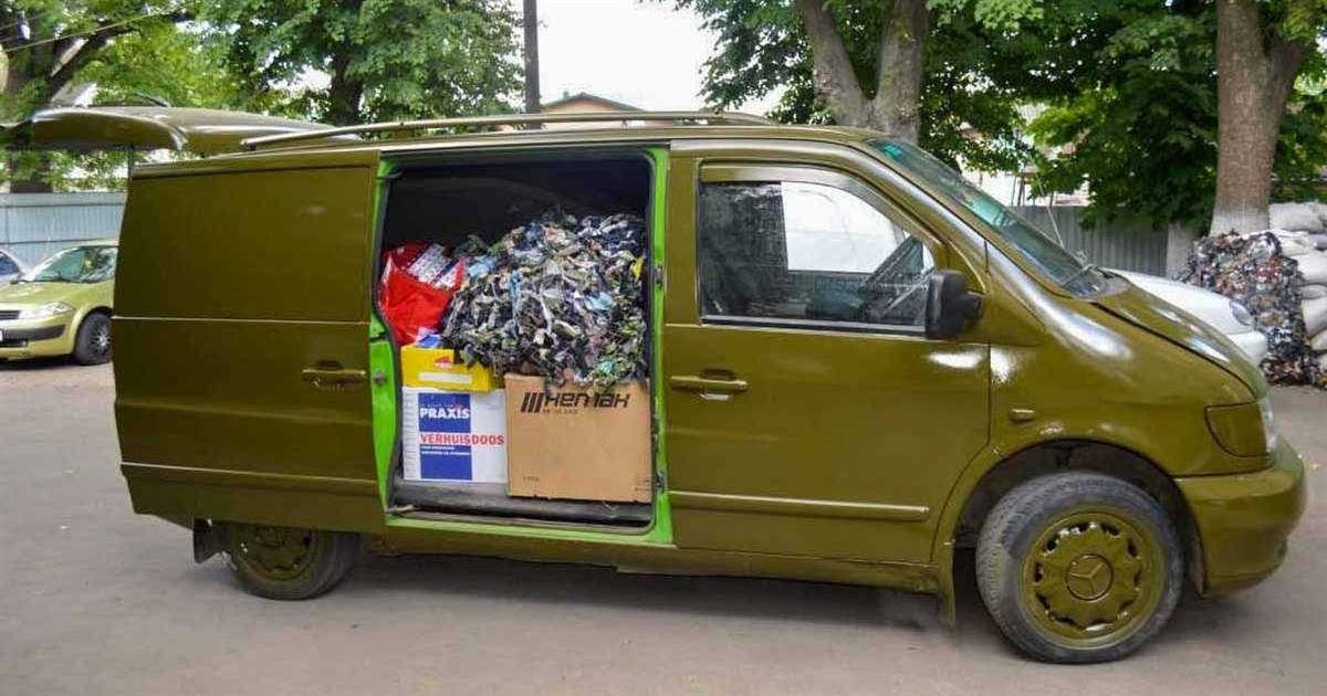 Землякам-захисникам із Кагарличчини відправили автомобіль та різноманітний вантаж