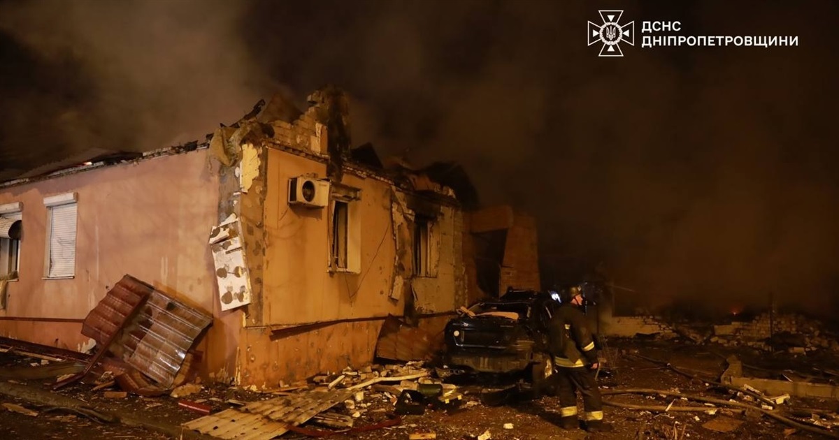 Внаслідок атаки в ніч на 29 березня у Дніпрі загинули 4 людини, ще 21 – поранено