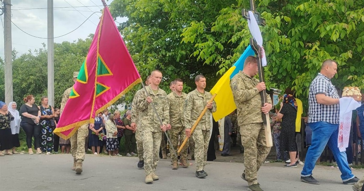Звягельщина попрощалась з прикордонником Віктором Боровковим, який боронив Україну від окупації
