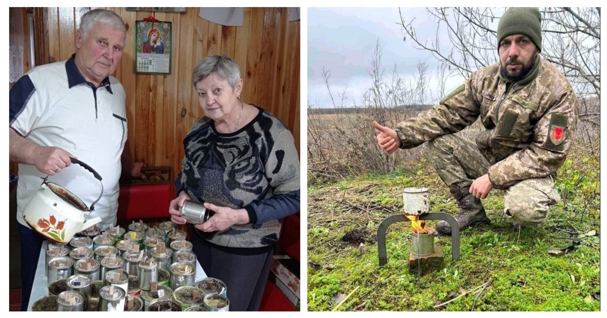Подружжя жмеринчан Микола та Ольга Мохначі виготовили понад 2 тисячі окопних свічок для захисників