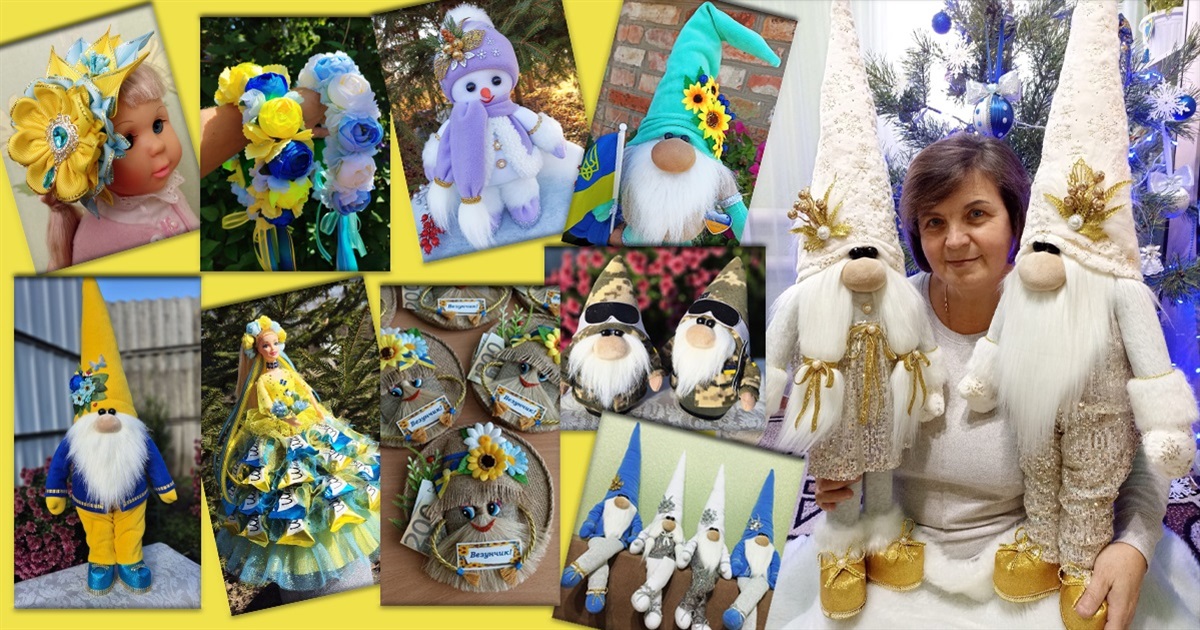 Творчість, що рятує душу: Алла Кальченко з Ворожби створює красу власними руками