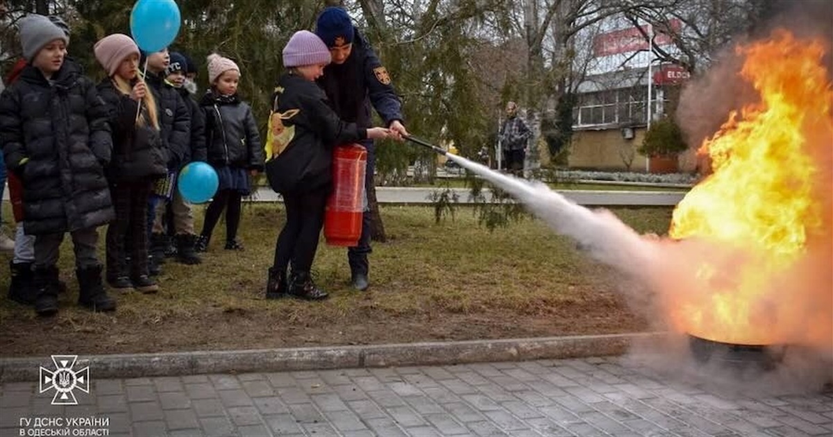 У центрі Ізмаїла на годину різко збільшилася кількість пожежників