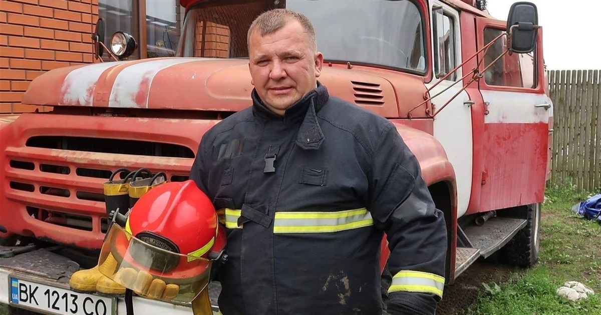 Виграти час: як працює пожежний-доброволець В’ячеслав Ніколайчук на Сарненщині
