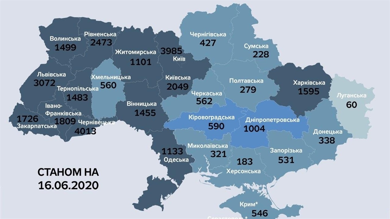 Невгамовний коронавірус. 666 нових випадків зараження COVID-19 за добу в Україні