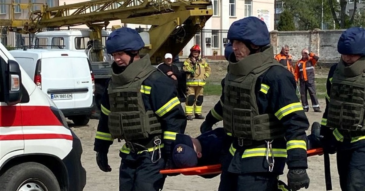 Реагування на надзвичайні ситуації: у Звягелі провели навчання з цивільного захисту