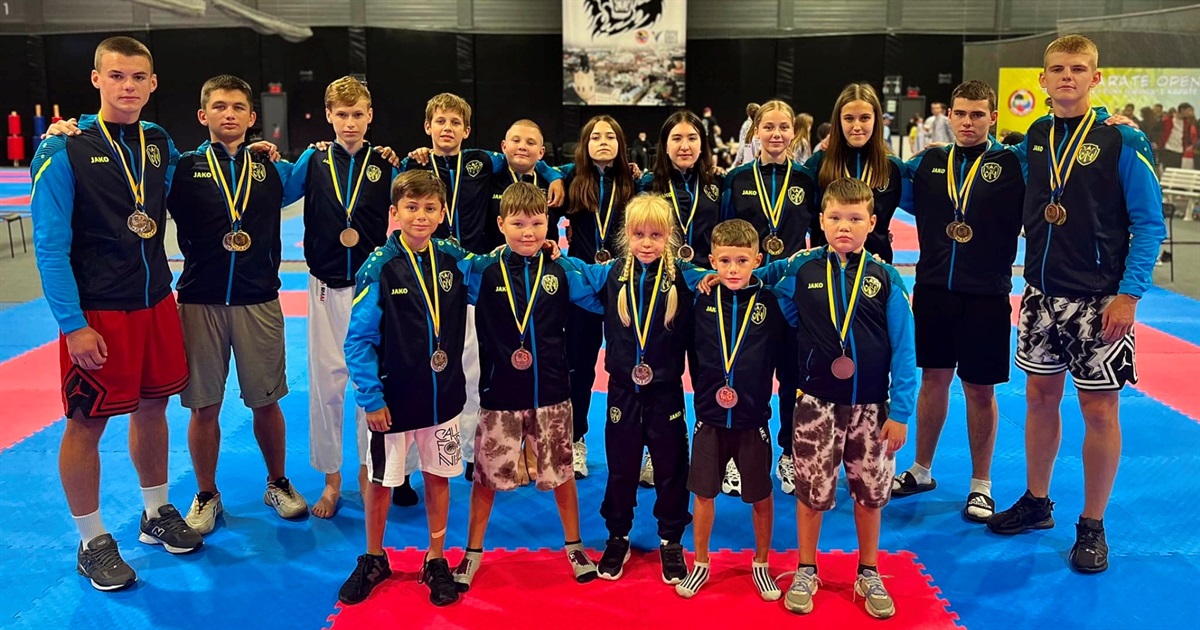 Три золота, два срібла та дві бронзи: звягеляни взяли участь у LVIV KARATE OPEN CUP 2023