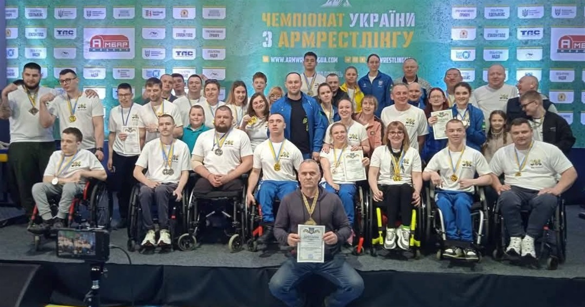 Звягельські ветерани здобули низку нагород на Чемпіонатах України з адаптивного та пара-армрестлінгу