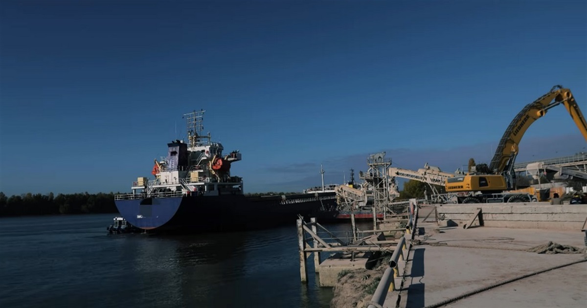 З порту Ізмаїл до Туреччини відправився перший костер морського прямування