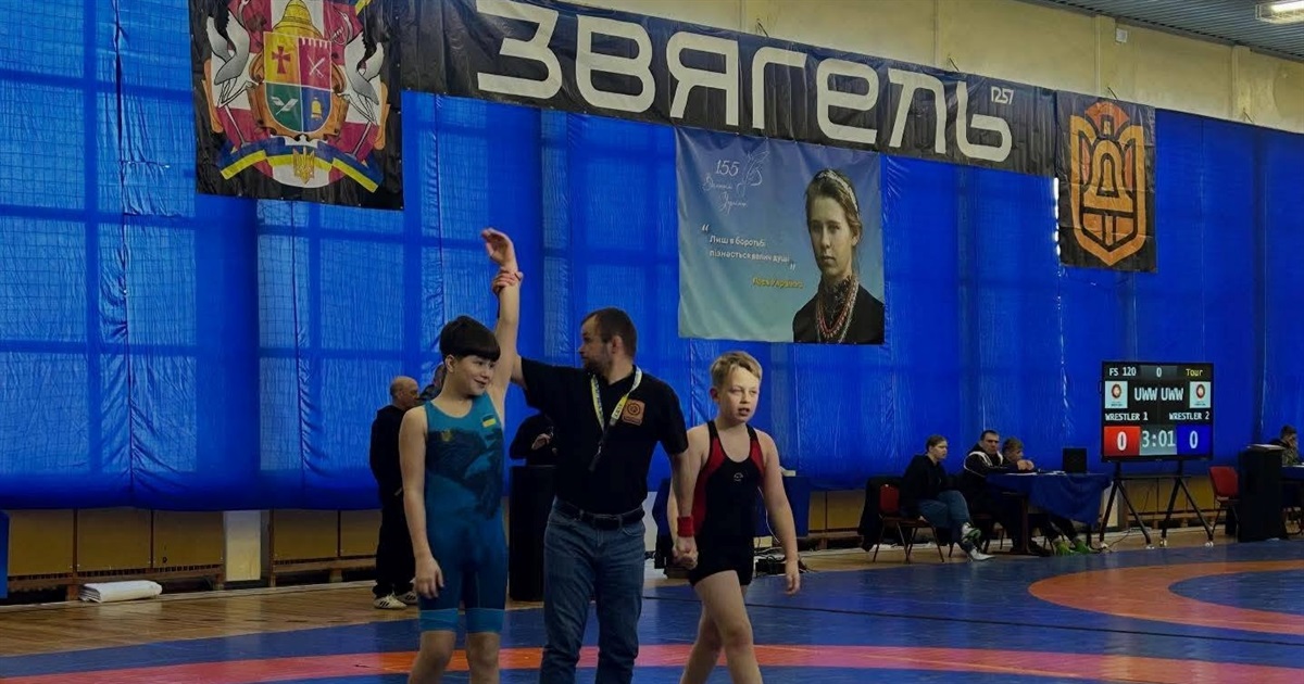 У Звягелі відбувся обласний чемпіонат з вільної боротьби серед юних спортсменів