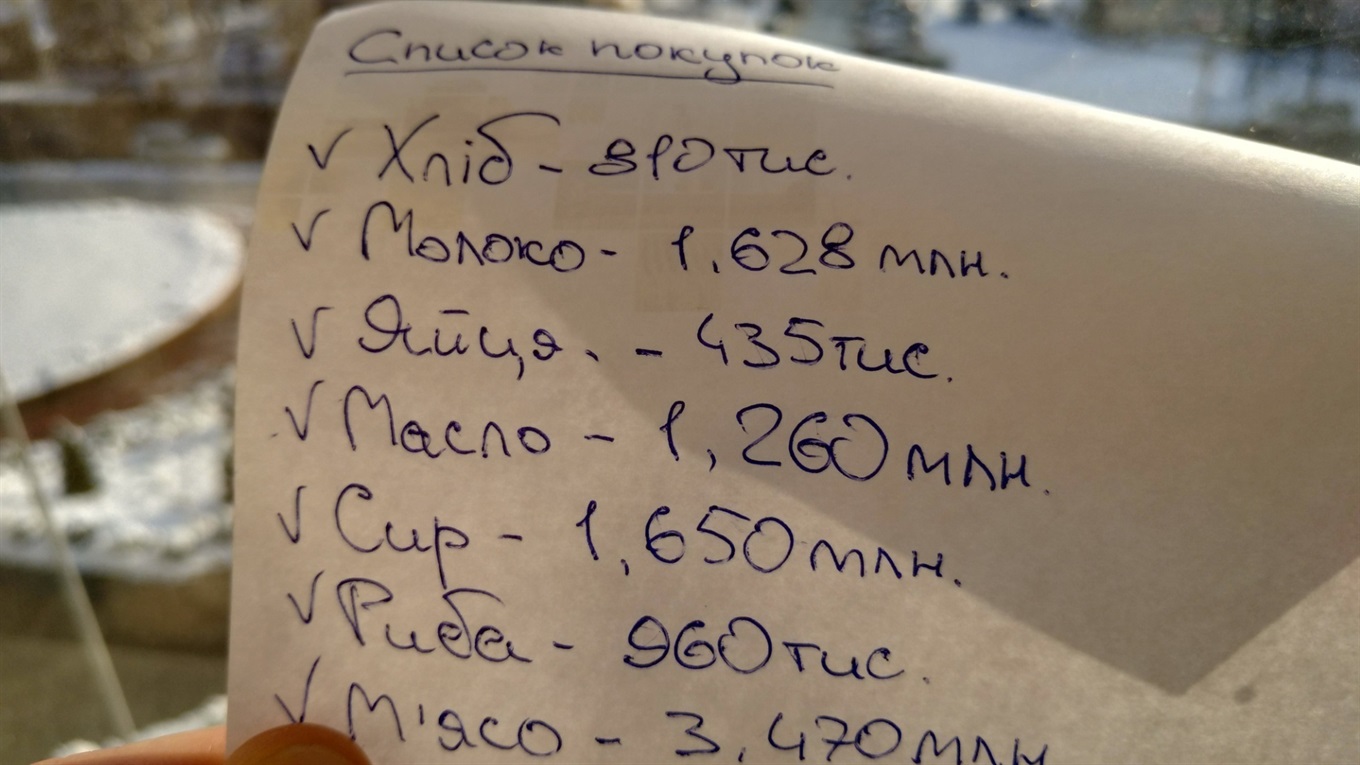 Управління освіти і науки Новоград-Волинської міської ради збирається по продукти