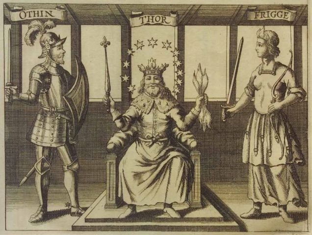 Ілюстрація з книги Олава Маґнуса "Опис північних народів" (1555 рік).