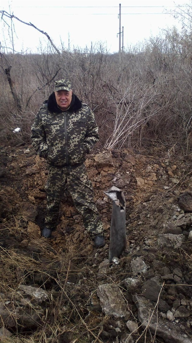 с. Кримське Новоайдарського району після артобстрілу, 2 листопада 2014