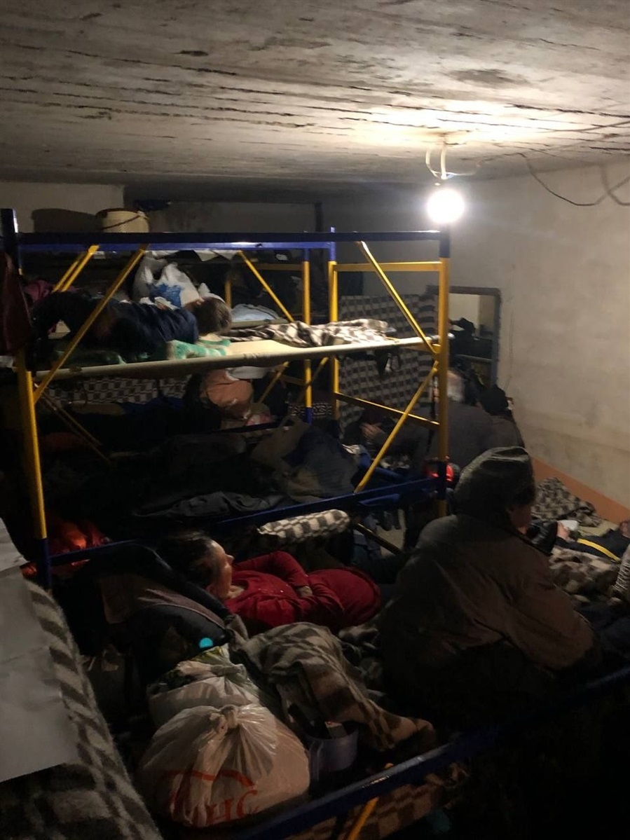 Укриття, яке облаштували рятувальники для маріупольців