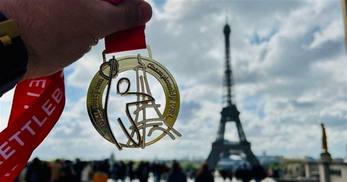 Військовий із Житомирщини в Парижі став чемпіоном Європи з гирьового спорту