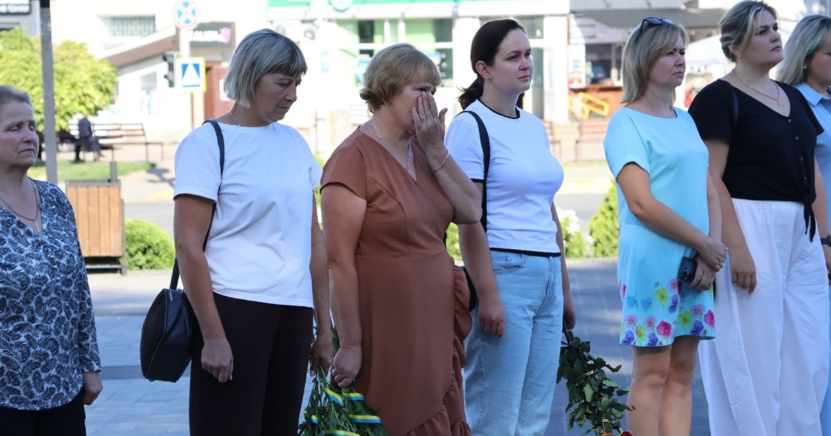У Городку вшанували пам’ять захисника Петра Гуцала